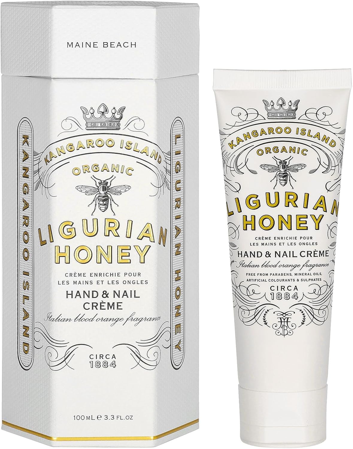 MAINE BEACH マインビーチ LIGURIAN HONEY リグリアンハニー Hand & Nail Cream ハンド&ネイルクリーム の商品写真