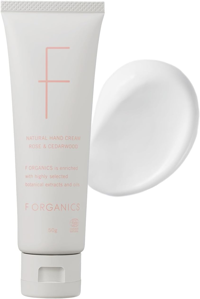 F organics(エッフェオーガニック) ナチュラルハンドクリーム N 50g ローズ＆シダーウッド ハンドクリーム しっとり うるおい の商品写真