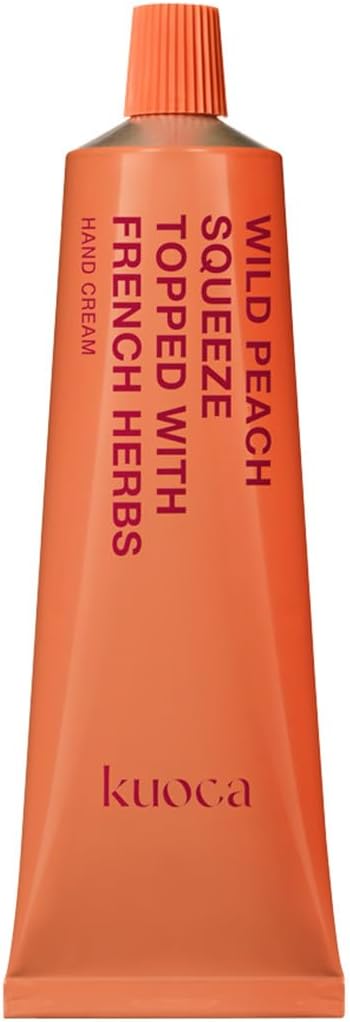 クオカ ハンドクリーム WILD PEACH 桃の香り ピーチ いい香り ハンドケア 乾燥 保湿 敏感肌 サボン 韓国コスメ ギフト プレゼント メンズ レディース プレゼント ギフト 贈り物 誕生日 の商品写真
